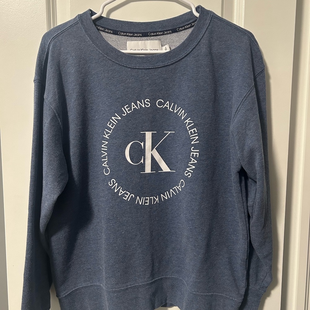 Calvin Klein Denim Blue Sweatshirt